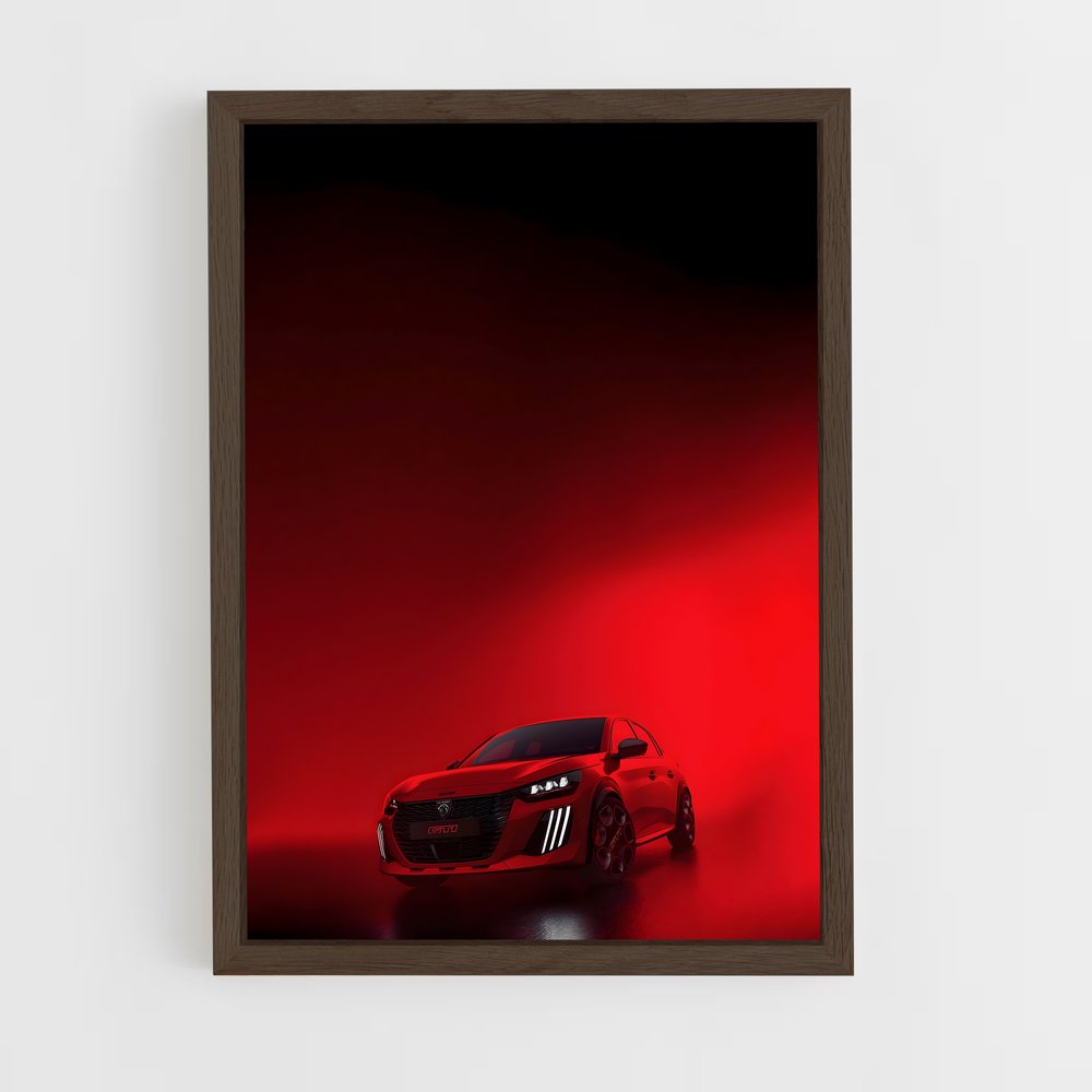 Poster GTI Lumineux – affiche Peugeot (vue 5)